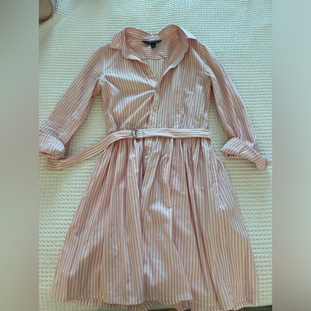 Polo Ralph Lauren Girls 14 Shirt Dress